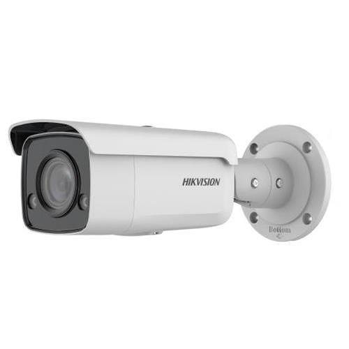 Hikvision DS-2CD2T87G2-L Pro Series, ColorVu, IP67 4K 2.8mm Fixed Lens, IR 60M, IP Bullet Camera, White